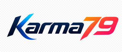 Logo karma79 berwarna koral